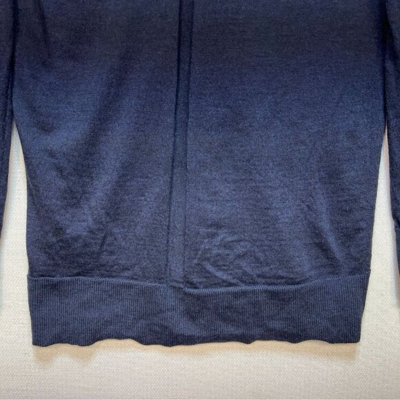 Banana Republic Womens Preppy Merino Wool Longline Cardigan Sweater Size XS Navy - Picture 10 of 10